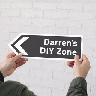 Personalised Special Place Metal Arrow Sign