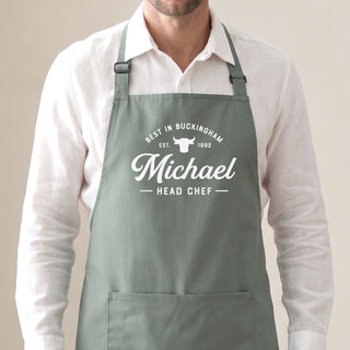 Personalised Steakhouse Apron for Him