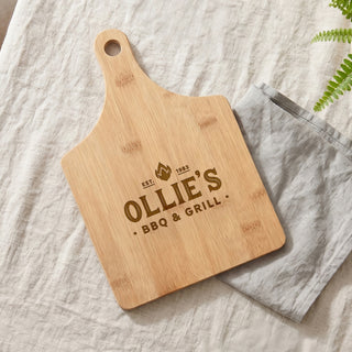 Engraved Wooden Barbecue Serving Board