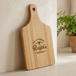 Steakhouse Style Engraved Wooden Serving Board