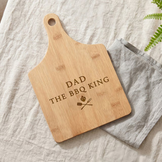 BBQ King Engraved Wooden Serving Board