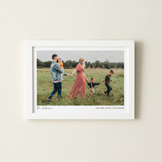 Personalised Framed Family Photo Print