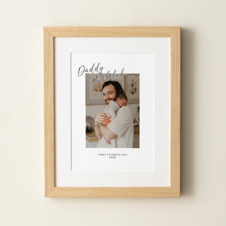 Personalised Father's Day Framed Photo Print