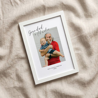 Personalised Father's Day Framed Photo Print