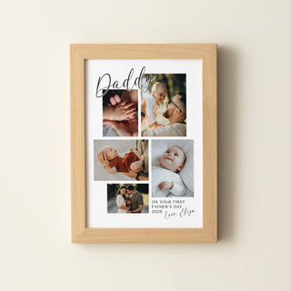 Personalised Father's Day Multi Photo Print