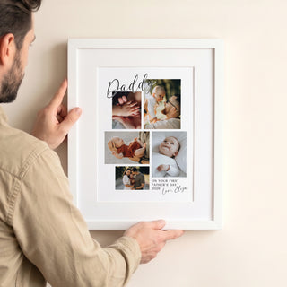 Personalised Father's Day Multi Photo Print