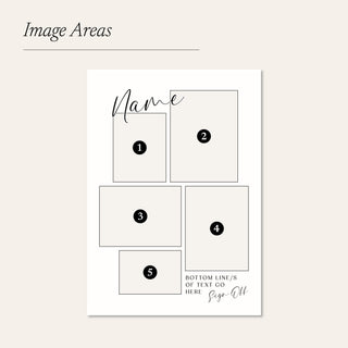 Personalised Father's Day Multi Photo Print