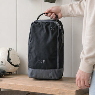 Embroidered Initials Sports Shoe Bag