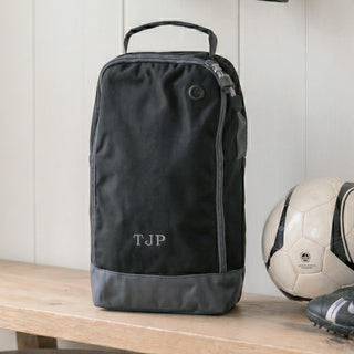 Embroidered Initials Sports Shoe Bag