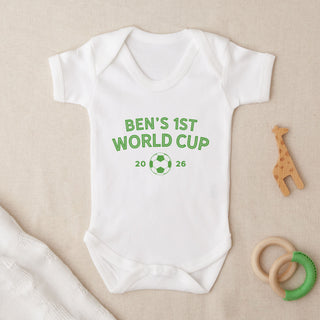 My First World Cup Personalised Babygrow