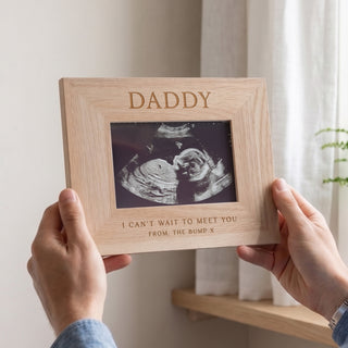 From the Bump Engraved Photo Frame