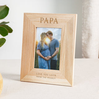 From the Bump Engraved Photo Frame