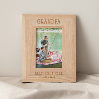 Fishing Memories Engraved Photo Frame