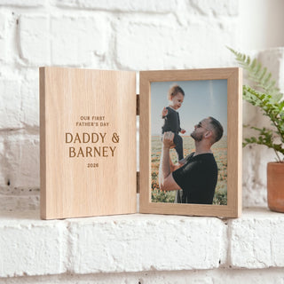 First Father's Day Wooden Photo Frame