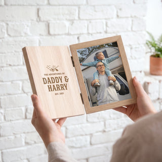 Outdoor Adventure Memories Wooden Photo Frame
