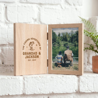 Fishing Memories Wooden Photo Frame