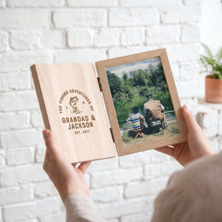 Fishing Memories Wooden Photo Frame