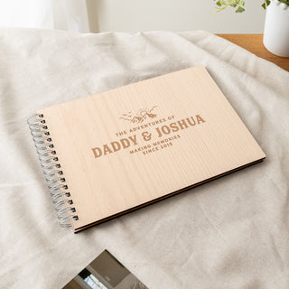 Adventure Memories Wooden Scrapbook