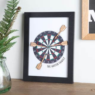 Dart Board Family Print