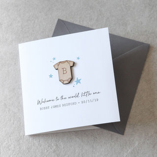 Babygrow New Baby Card