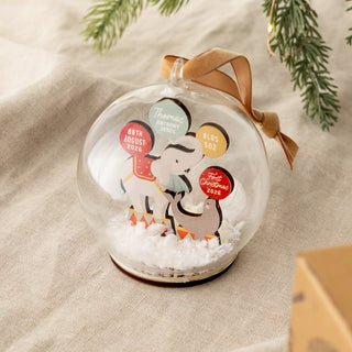 Circus Animals First Christmas Baby Details Bauble