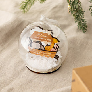 Noah's Ark First Christmas Bauble