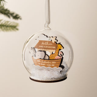 Noah's Ark First Christmas Bauble