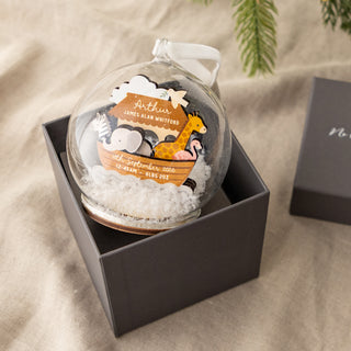 Noah's Ark First Christmas Bauble