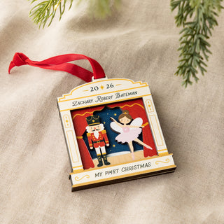 Nutcracker Scene First Christmas Hanging Decoration