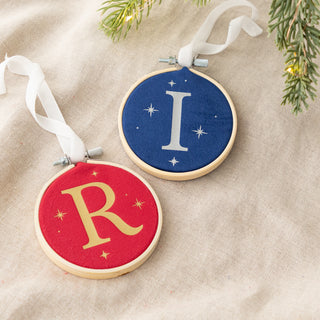 Classic Monogram Mini Velvet Hoop Decoration