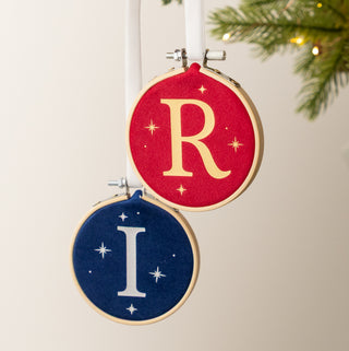 Classic Monogram Mini Velvet Hoop Decoration