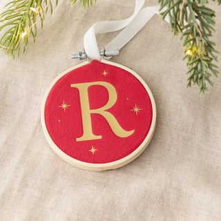 Classic Monogram Mini Velvet Hoop Decoration