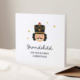 Nutcracker First Christmas Greetings Card