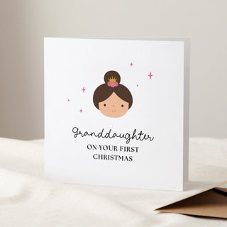 Sugar Plum Fairy First Christmas Greetings Card