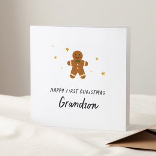 Festive First Christmas Greetings Card
