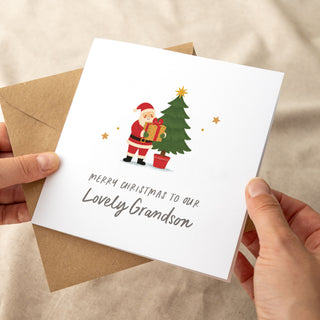 Personalised Father Christmas Greetings Card