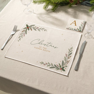 Berry Sprigs Personalised Placemat and Coaster Set