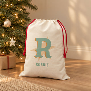 Personalised Initial Children's Christmas Sack
