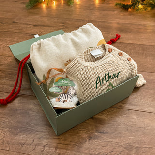 Safari Animals First Christmas Boxed Gift Set