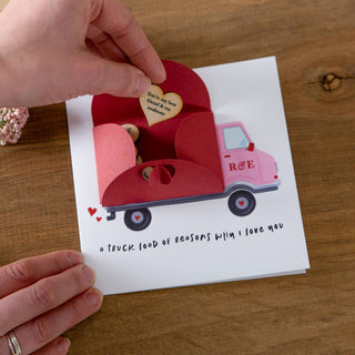 Truck Loads of Love Valentine's Card