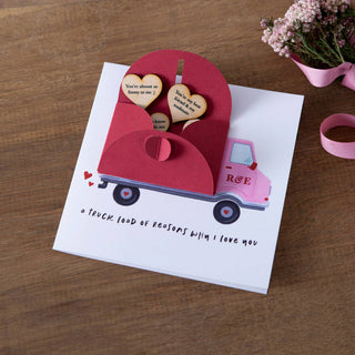 Truck Loads of Love Valentine's Card