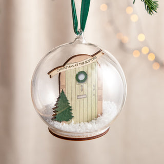 Personalised Family Door Bauble