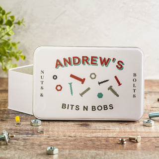 Personalised Bits & Bobs Storage Tin