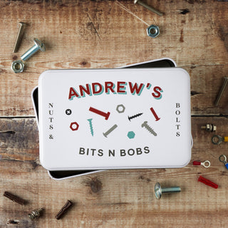 Personalised Bits & Bobs Storage Tin