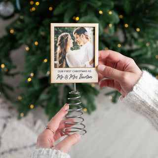 Personalised Photo Christmas Tree Topper