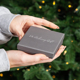 Memorial Christmas Decoration with Metallic Robin