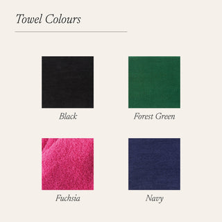 Embroidered Initials Personalised Golf Towel for Him