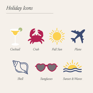 Embroidered Holiday Design Travel Toiletry Bag