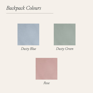 Embroidered Initials Personalised Kids Backpack