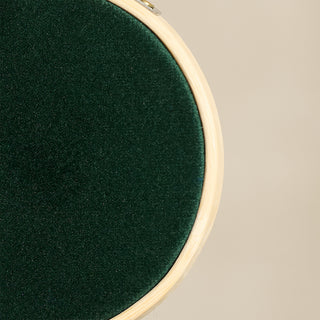 Bold Monogram Mini Velvet Hoop Decoration